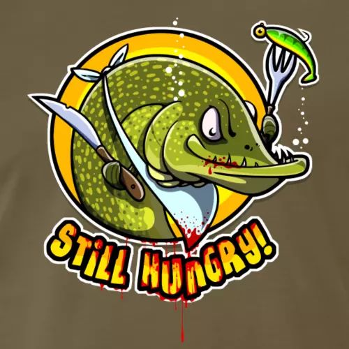 Hecht T-Shirt «Still hungry!»