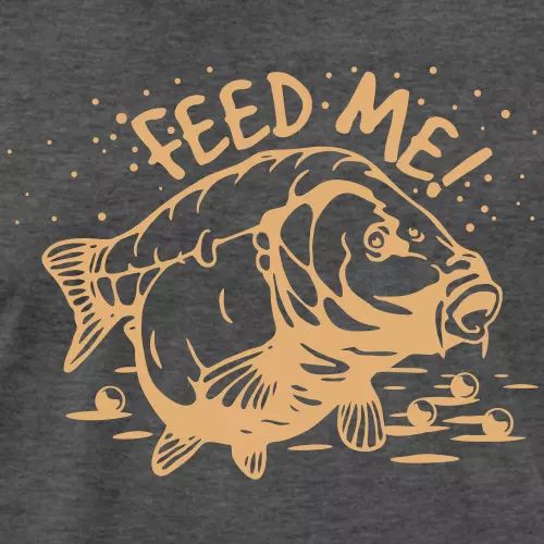 Karpfen T-Shirt «Feed me!»